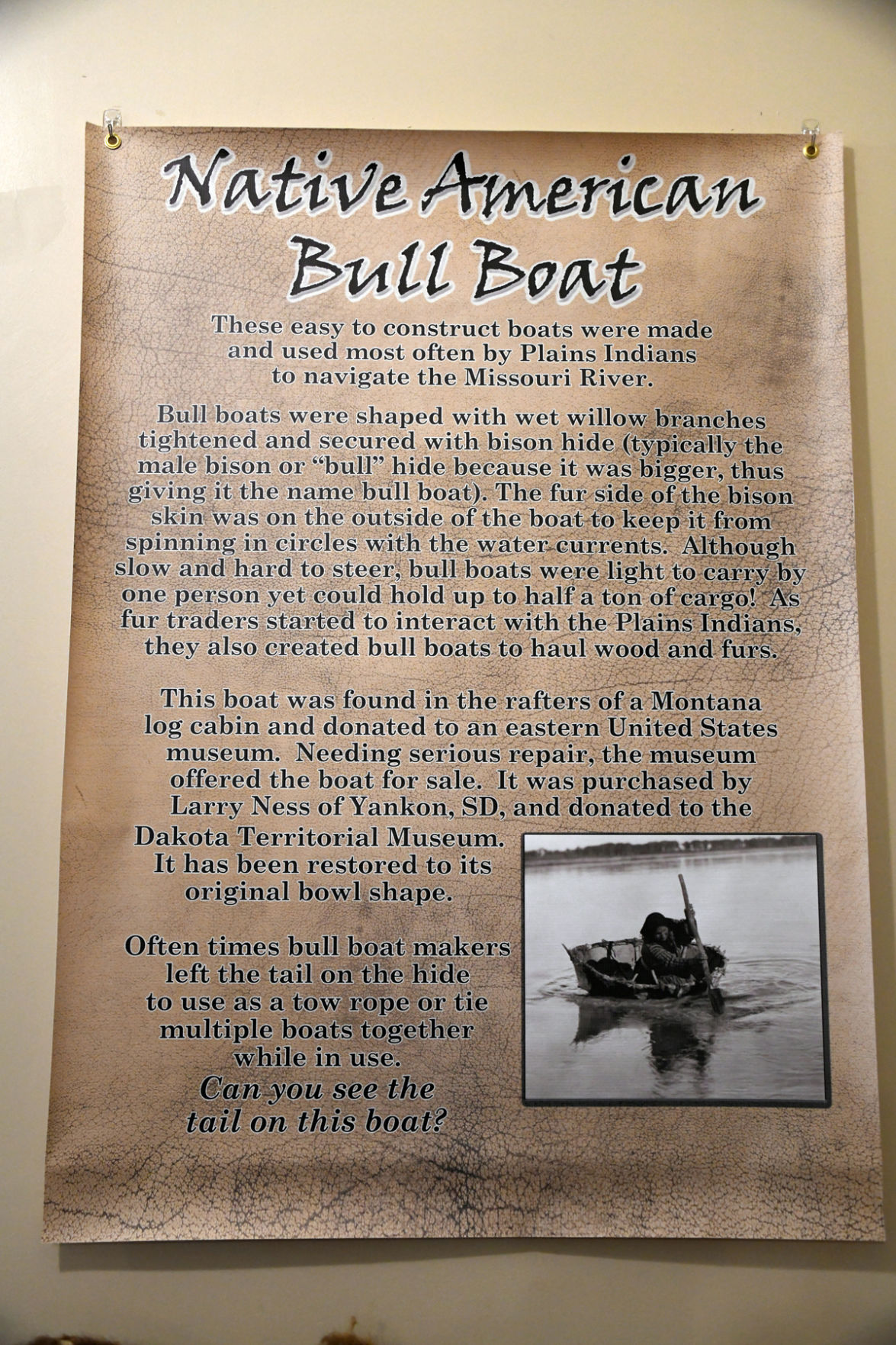 073 The bull boat was often used by Plains Indians.JPG
